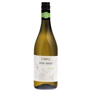 Vinuva Organic Pinot Grigio, IGT Terre Siciliane, 75 cl x 12