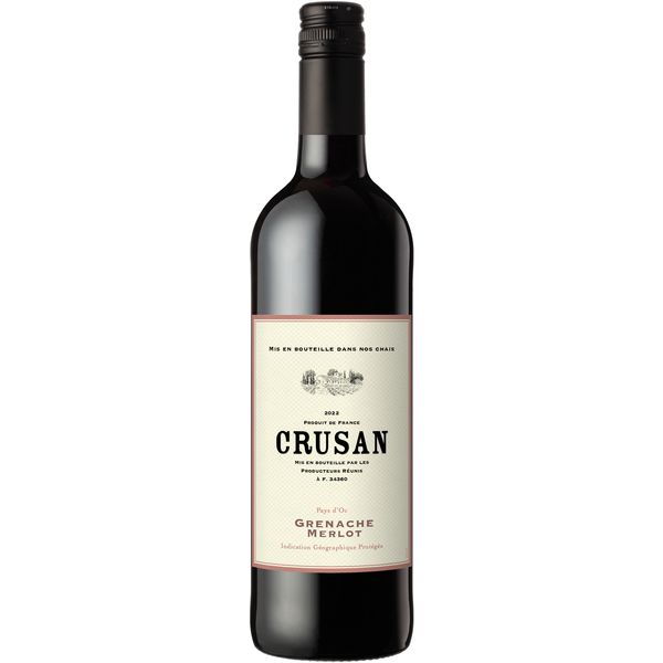 Crusan Grenache-Merlot, Pays d\'Oc, 75 cl x 6