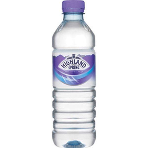 Highland Spring Still Water, PET, 500ml x 24